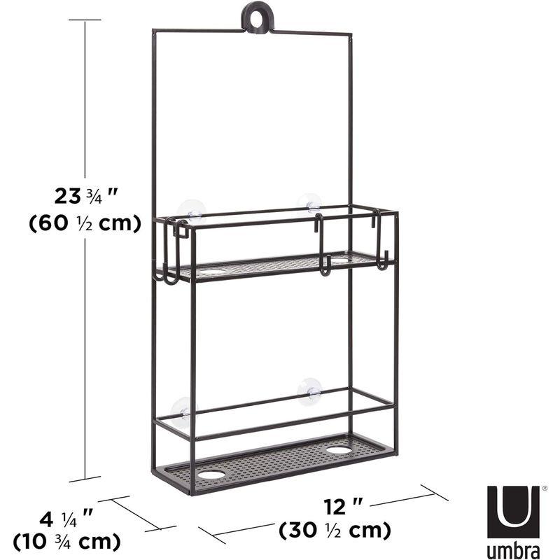 umbra シャワーラック CUBIKO SHOWER CADDY(キュービコ シャワーキャディー) ブラック｜colorful-market｜02