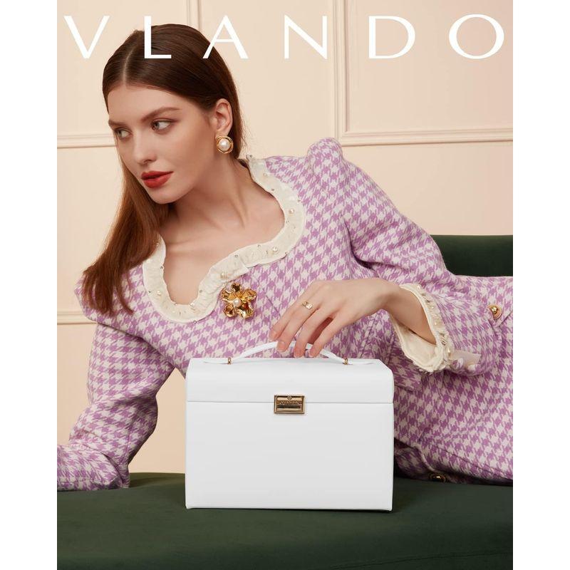 Vlando ジュエリーボックス 収納 アクセサリーケース 大容量の Vlando ジュエリーボックス 収納 アクセサリーケース 大容量の