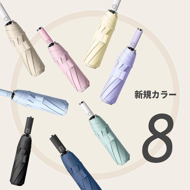 W.L 折りたたみ傘 日傘 折り畳み傘 メンズ レディース 大きい 8本骨 ワンタッチ自動開閉 210T グラスファイバー 超耐風性 UVカ｜colorful-market｜04