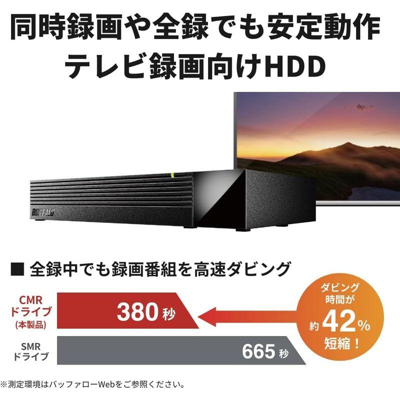 バッファロー 外付けハードディスク 2TB テレビ録画 USB3.2(Gen1)対応 外付けHDD HDV-LLDC2U3BA/N｜colorful-market｜07