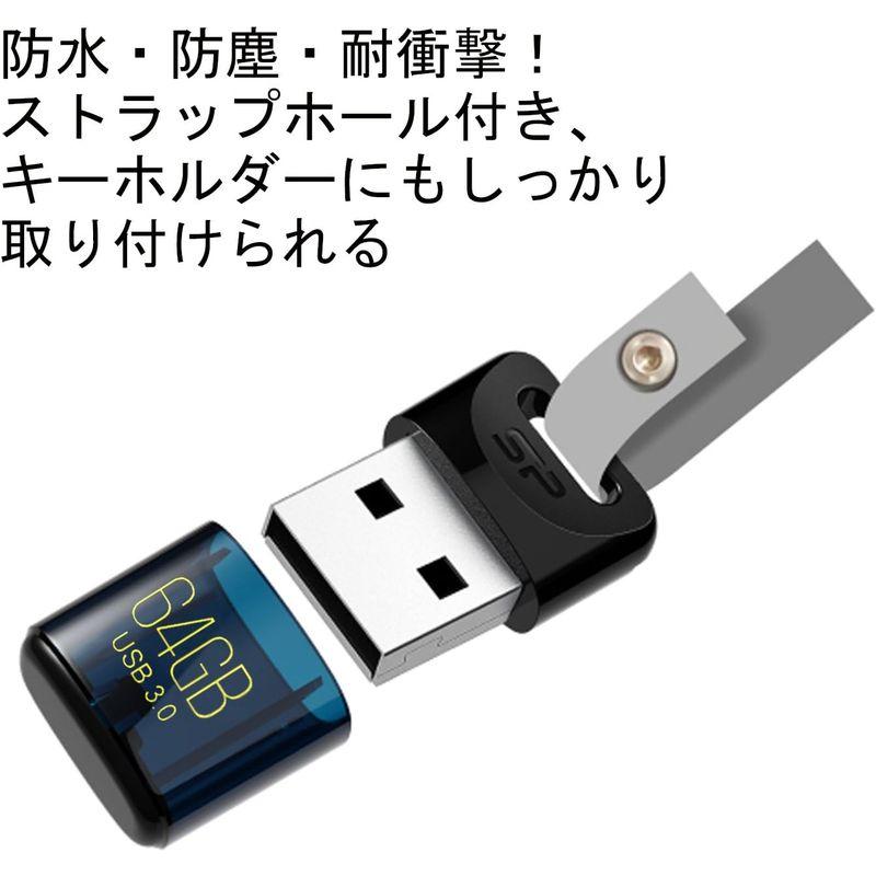 シリコンパワー USBメモリ 64GB USB3.2 (USB3.1/USB3.0/USB2.0互換) 小型 防水 防塵 耐衝撃 Mac対応｜colorful-market｜04