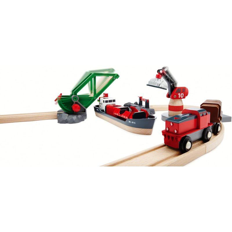 BRIO ( ブリオ ) WORLD カーゴハーバーセット 全16ピース 対象 BRIO ( ブリオ ) WORLD カーゴハーバーセット 全16ピース 対象