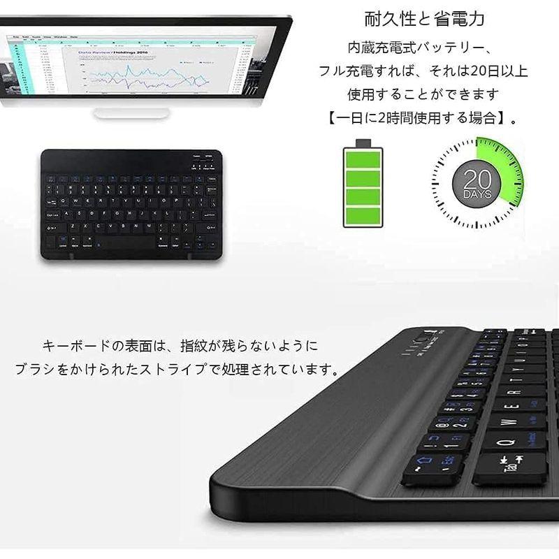 TECLAST K10 Bluetoothキーボード ワイヤレスキーボード 無線 キーボード 薄型 小型 Bluetoothワイヤレス Wi｜colorful-market｜04