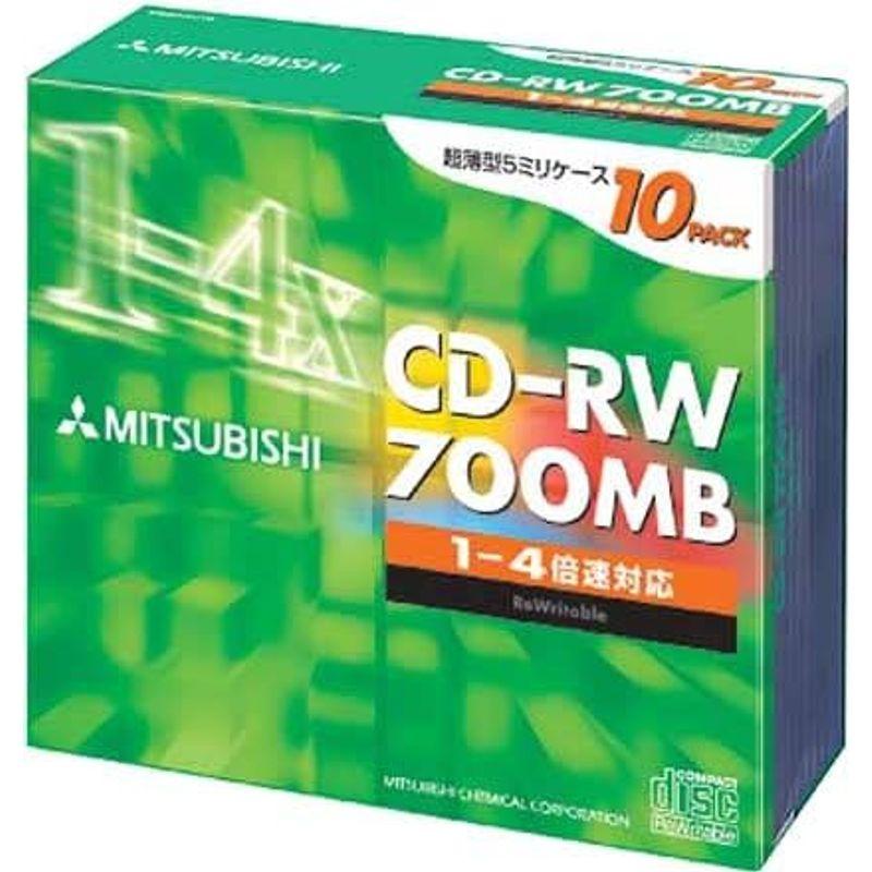 三菱化学 SW80QU10 CD-RW 700MB 10枚 スリムケース入り｜colorful-market｜02