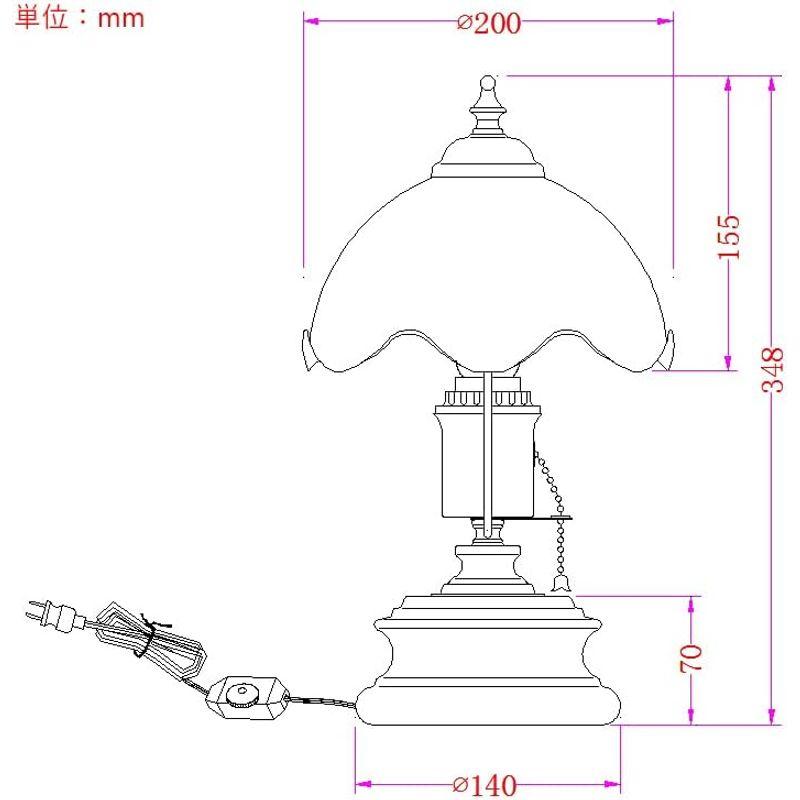 Miyohouse アンティークテーブルランプ デスクライト 卓上ライト レトロ 間接照明 口金E26 スタンドライト ベッドサイドランプ｜colorful-market｜03