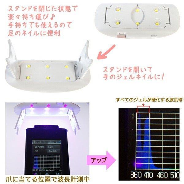 大容量 レジン液と軽量 LEDライト のセット ジェルネイル用ライト 携帯