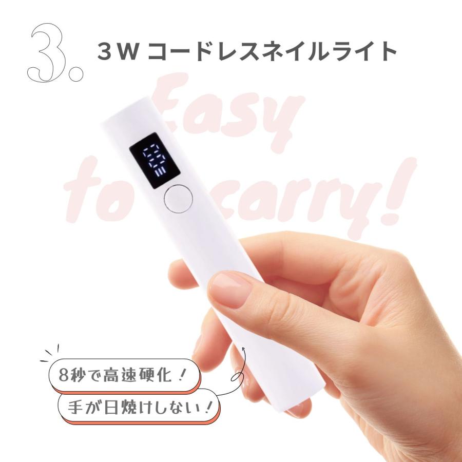 福袋 2026 LEDライトとネイルグッズ ジェルネイル用 ネイルシール ラメ