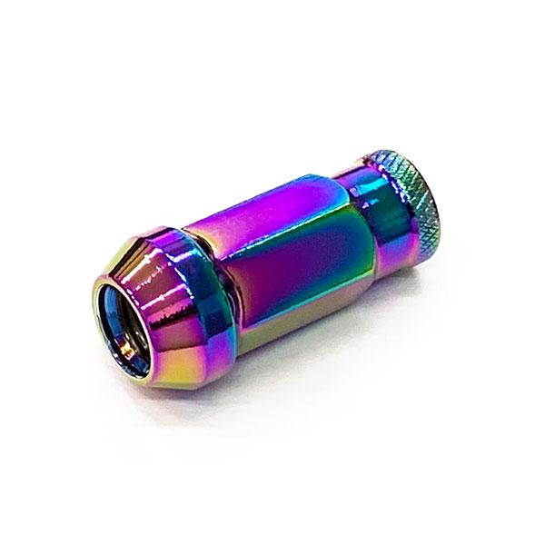 袋ナット m12 ホイールナット M12 P1 5 袋ナット スチール製 24個 虹色