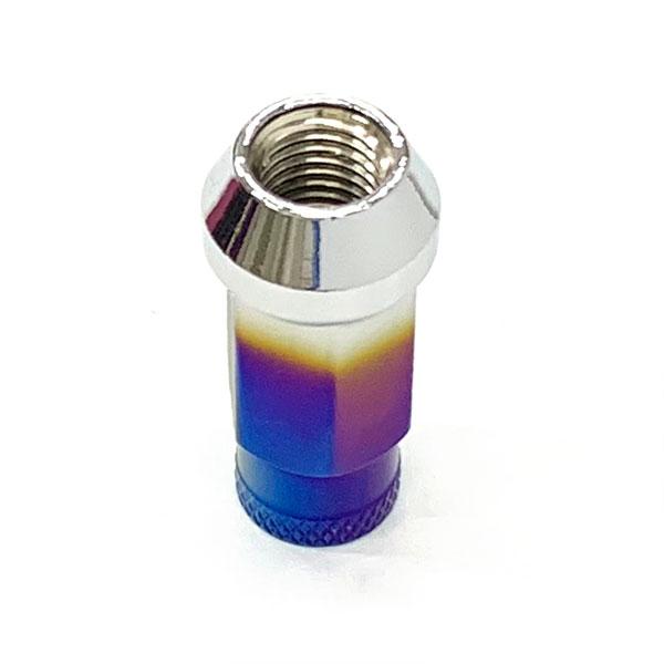 ホイールナット スチール M12 P1.5 貫通ナット 20個 ロング ロック