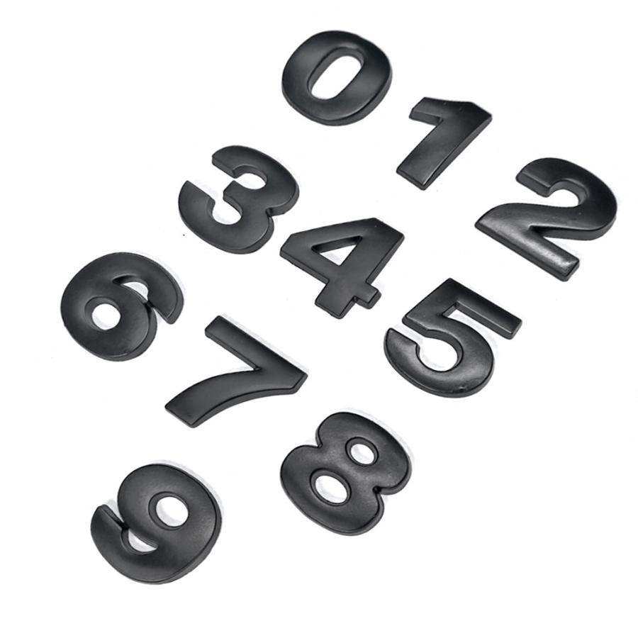 ABC エンブレム ローマ字 数字 123 文字 アルファベット 立体 3D 