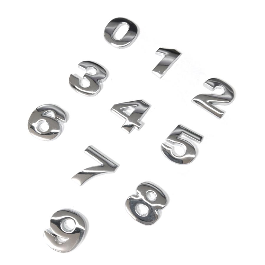 ABC エンブレム 数字 123 ローマ字 文字 アルファベット 立体 3D 英字 