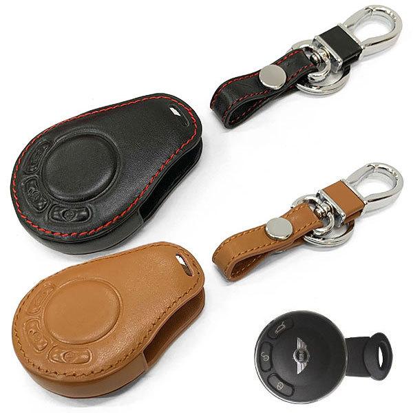 MINI ミニ 本革 スマートキーケース C型 色選択 カバー 車 キズ防止