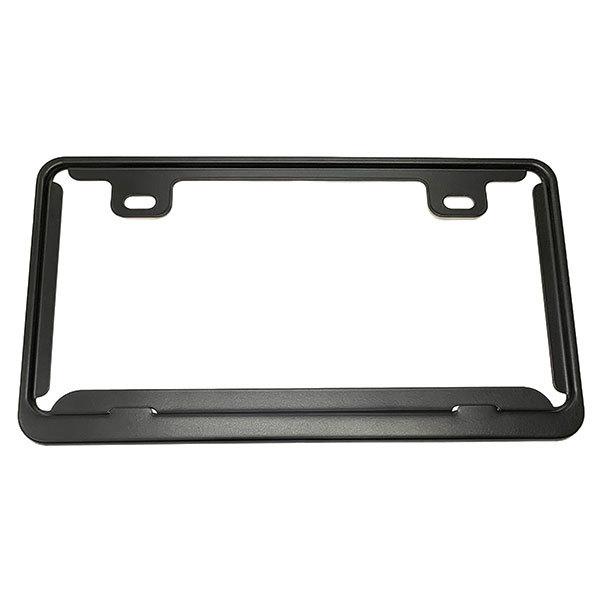 ナンバーフレーム 汎用 ナンバープレート フロント リア 枠 /ブラック/ 普通車 軽自動車 ライセンス カスタム カー ナンバー