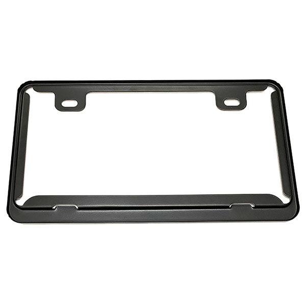 ナンバーフレーム 汎用 ナンバープレート フロント リア 枠 /ブラック/ 普通車 軽自動車 ライセンス カスタム カー ナンバー