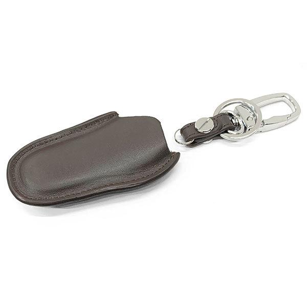 ポルシェ 本革 スマートキーケース A型 茶 カバー : カラフル