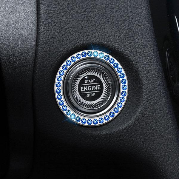 エンジンスターター リング プッシュスターター スタート ボタン 車 カー 内装 通販