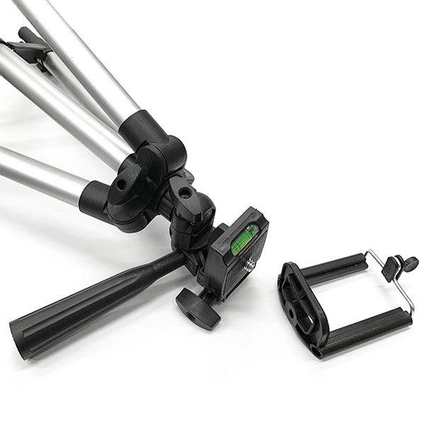 スマホ ビデオ カメラ 三脚 スタンド ホルダー デジカメ 軽量 アルミ