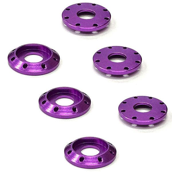 M8 カラーワッシャー フジツボ ボルト座面枠 アルミ ワッシャー 22×4mm 同色 6個set 車 外装｜colorful-sp｜04