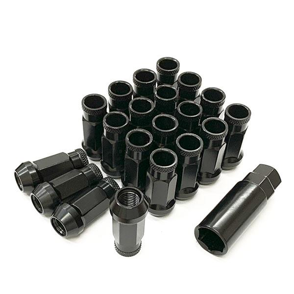 ホイールナット スチール M12 P1.25 / P1.5 貫通ナット 20個 ロング