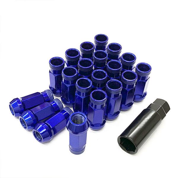 ホイールナット スチール M12 P1.25 / P1.5 貫通ナット 20個 ロング