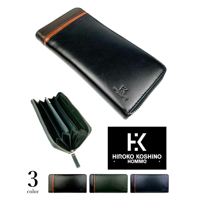 HIROKO KOSHINO（ヒロコ コシノ） ヒロコ コシノ 山羊革 ラウンドファスナー 長財布 ロングウォレット hks-4 【送料無料】 :  colorful story - 通販 - Yahoo!ショッピング HIROKO KOSHINO （ヒロコ コシノ）ゴートレザー (山羊革) ラウンドファスナー 長財布 hks-4 (ブラック)