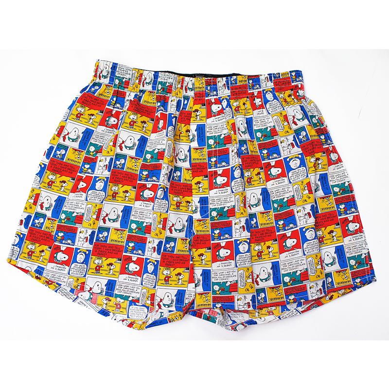 スヌーピー Peanuts トランクス コミック 前開き マルチカラー メンズ ユニセックス Trunks Snoopy 3265 Colorful Story 通販 Yahoo ショッピング