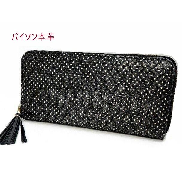 大幅値下げ】【美品】petit cuir プティキュイール パイソン ラウンド 