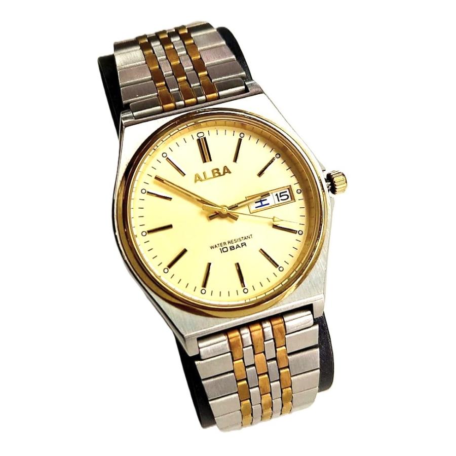 SEIKO（セイコー） 【美品】ALBA アルバ クォーツ腕時計 新品電池 10