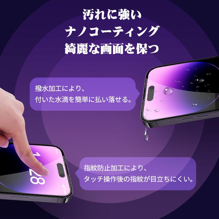 貼るピタ・2枚セット】iPhone14 Plus iPhone13 Pro Max 保護フィルム