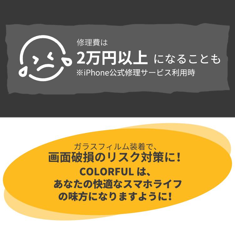 iPhone11 Pro XS X ガラスフィルム 10H 液晶保護フィルム アイフォン11プロ 保護フィルム 保護フィルムのColorful｜colorful0722｜14