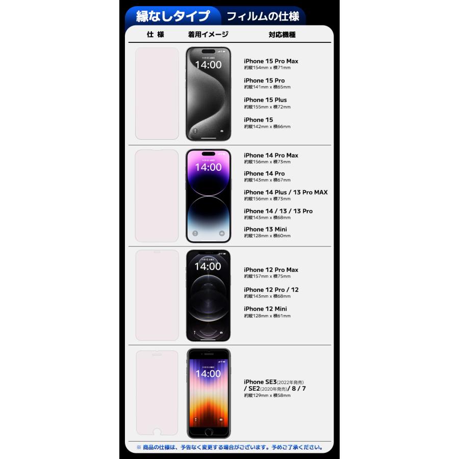 【ガイド枠付き】iPhone15 15Pro iPhone15 Pro Max Plus ガラスフィルム ブルーライトカット 14 Pro Max 14PLus 14Pro 13Pro 11Pro 11 保護フィルム 11 12Pro XR｜colorful0722｜25