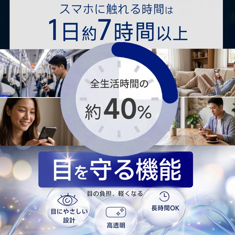 iPhone16 pro ガラスフィルム ブルーライトカット iPhone17 iPhone 16e iPhone15 14pro 16pro max 13 pro 12 SE3 iPhone11 XR 11pro 15pro max フィルム | COLORFUL（スマホ） | 06