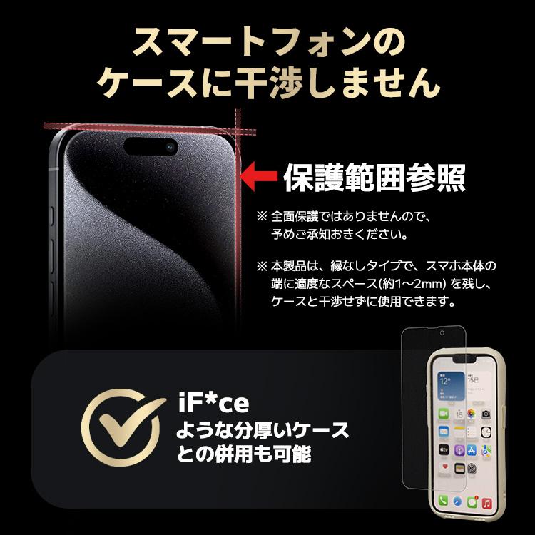 COLORFUL iPhone17 16 16e ガラスフィルム アンチグレア マット