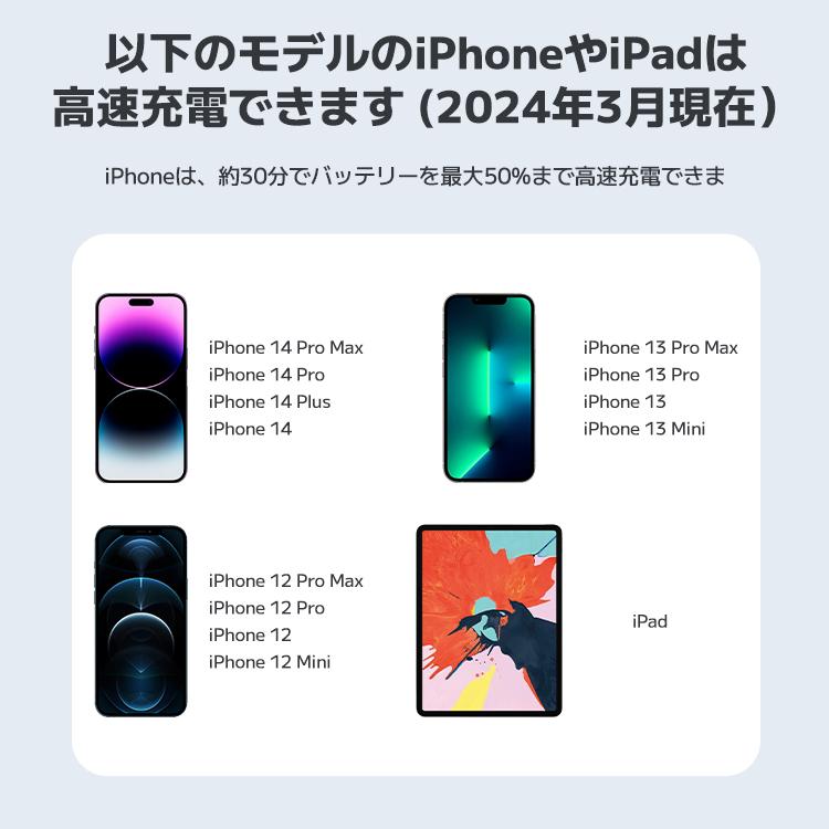 COLORFUL（スマホ） 【30分で50％充電】iphone 充電ケーブル