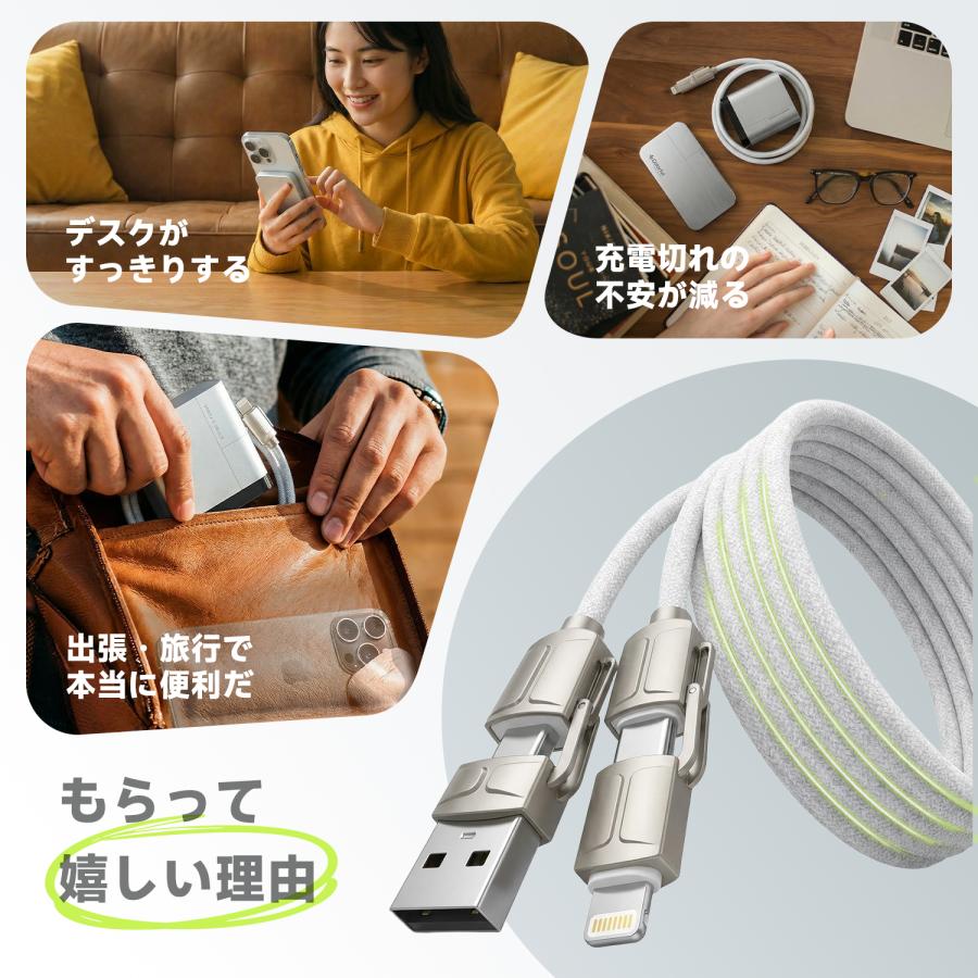 充電器 セット モバイルバッテリー MagSafe 10000mAh 65W 急速充電器