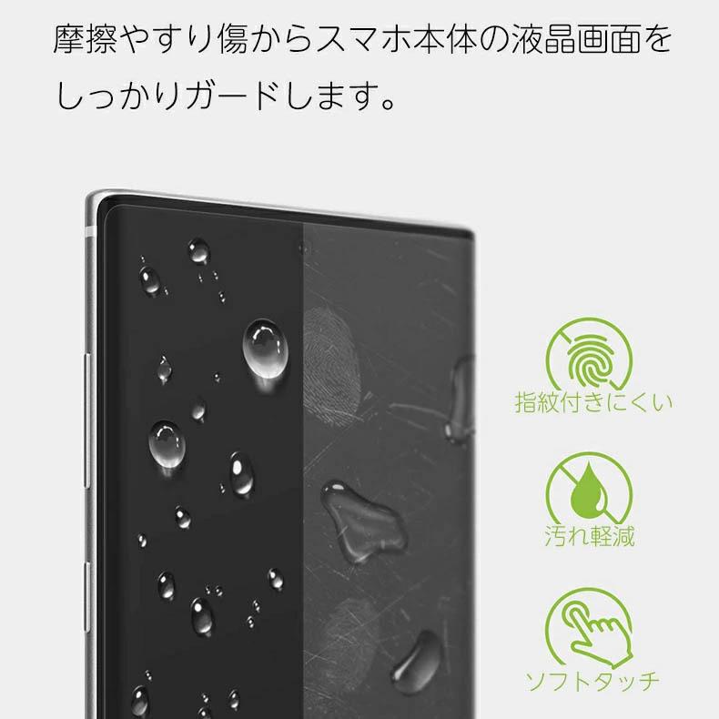 COLORFUL Xperia XZ3 保護フィルム TPU保護フィルム フルカバー 全面