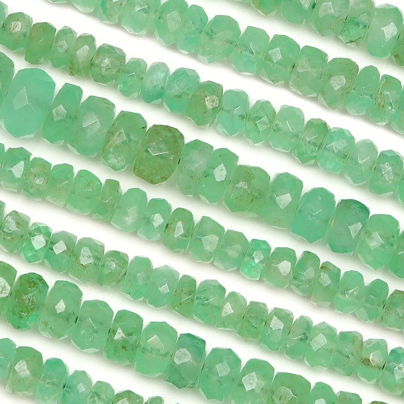 コロンビア産 エメラルド ボタンカット 2〜5mm【1連販売】 / 8-1 EM2BT 