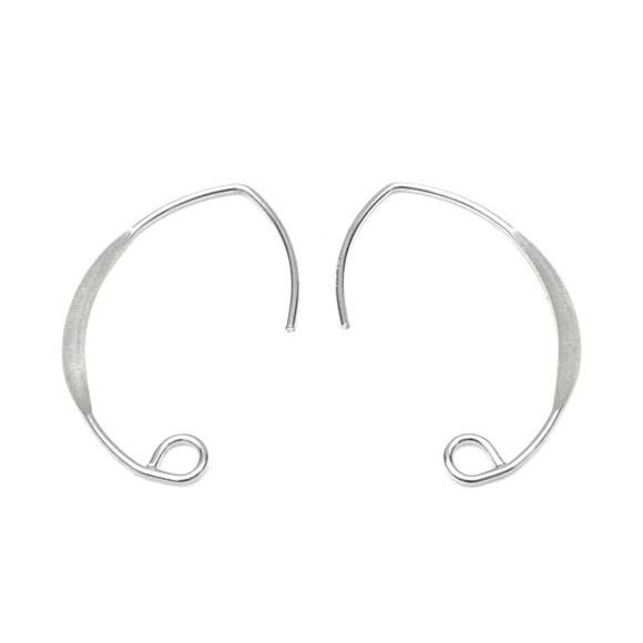 SILVER925 ピアスフック typeBF[1ペア販売] / SV-662PI : 天然石専門店