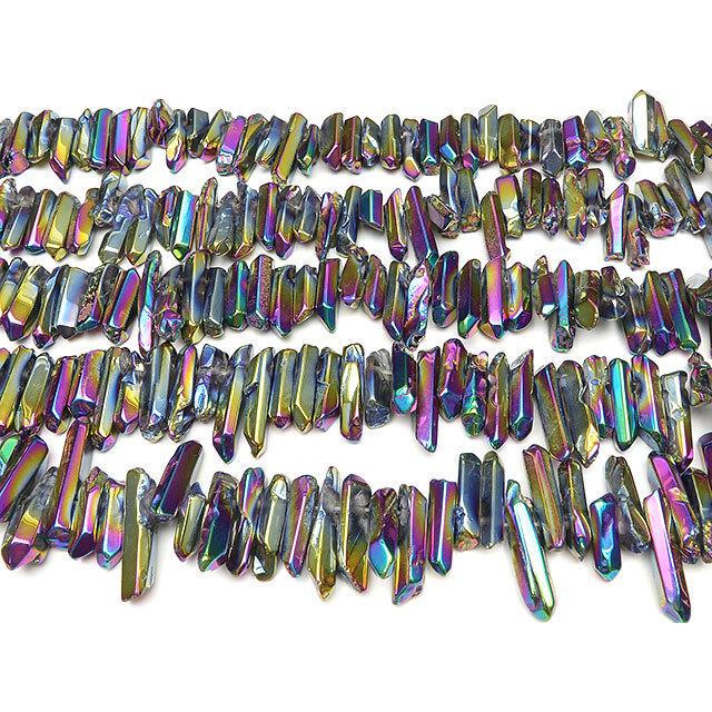 レーザークリスタル 14〜29mm［メタリックレインボーカラー］【1連販売