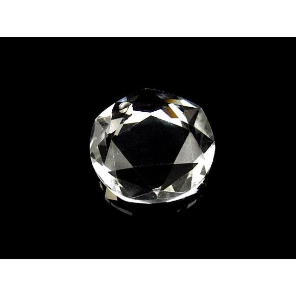 天然水晶 クリスタルクォーツ 星型正多角型 ペンダントトップ 25mm【1 
