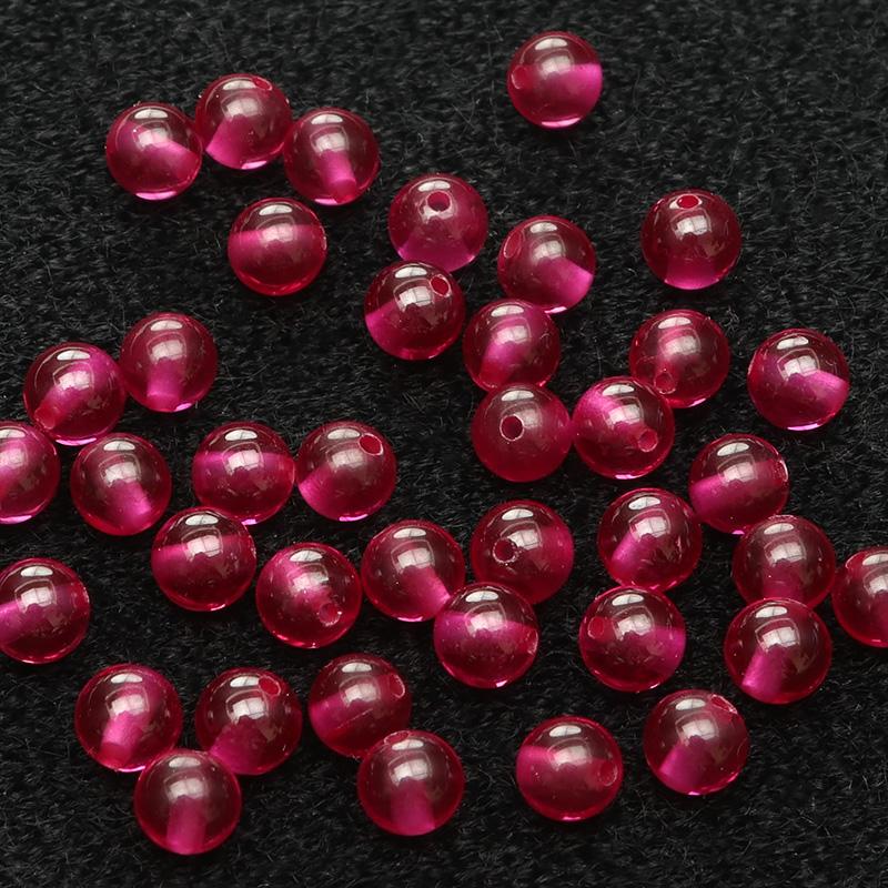 粒販売 合成ルビー 丸玉 4mm【8粒販売】 / X380 RU4M : 天然石専門店