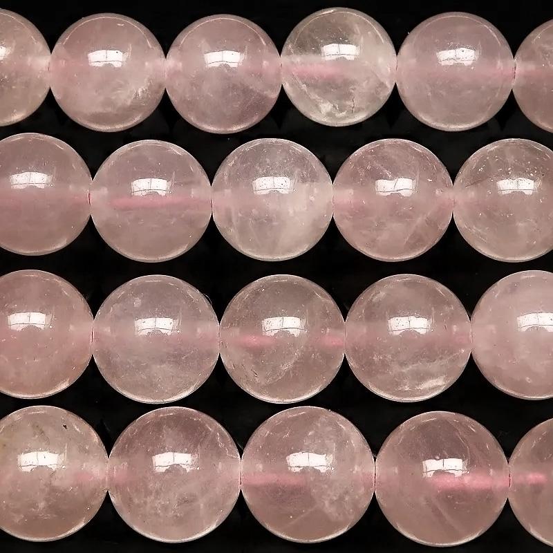 マダガスカル産 ローズクォーツ 丸玉 8mm【1連販売】 / 2-43 RQ8M-X