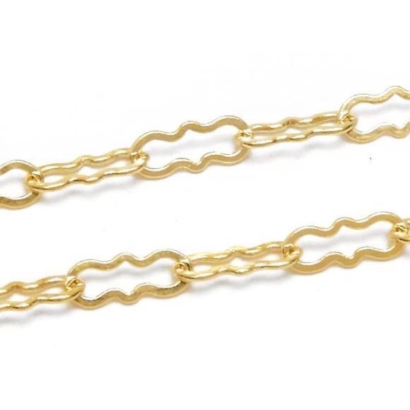 14KGF クリンクルチェーン 5.4mm[10cm販売] / 14K-CH64 : 天然石専門店