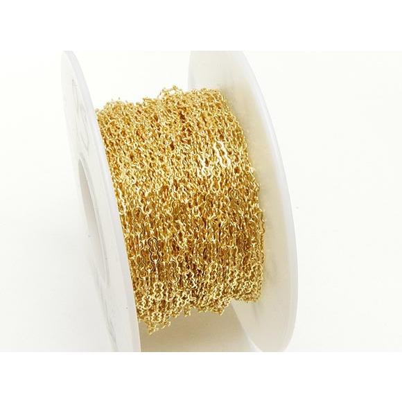 14KGF クリンクルチェーン 5.4mm[10cm販売] / 14K-CH64 : 天然石専門店