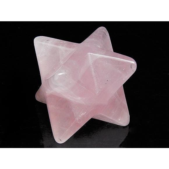 粒販売 ローズクォーツ スターキューブ 18〜19mm 穴なし 1コ販売 / 1