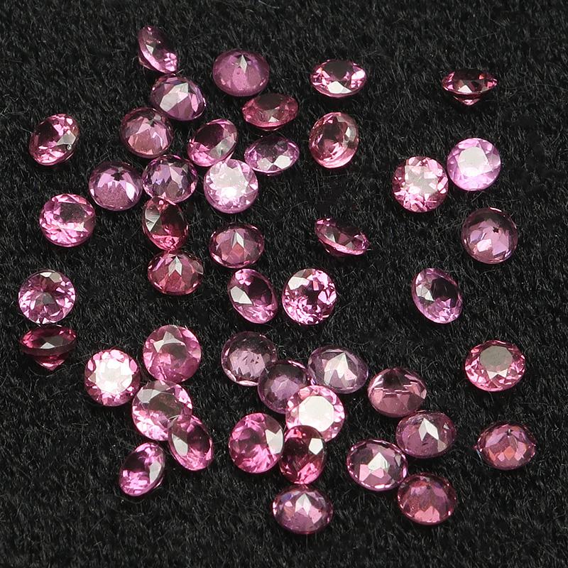 インド産 ロードライトガーネット コインファセットカット ルース 3mm