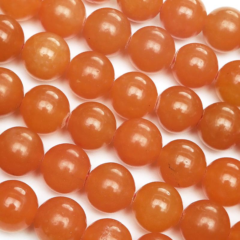 オレンジアベンチュリン 丸玉 8mm【1連販売】 / 2-30 AV8M-X : 天然石