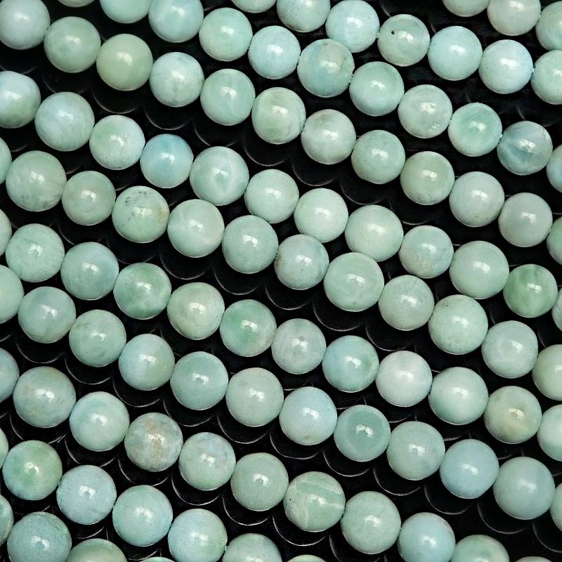 ラリマー(ドミニカ共和国)／ナゲット型／1連売り(20粒)