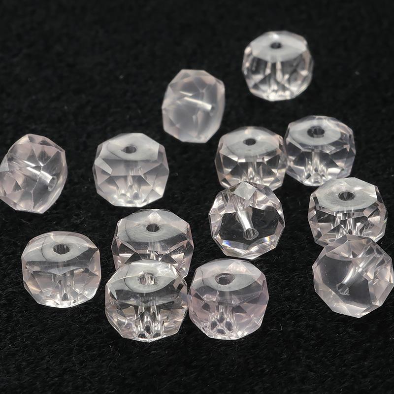 高品質 ローズクォーツ 牡丹 粒販売 マダガスカル産 ローズクォーツ ボタンカット 8×5mm