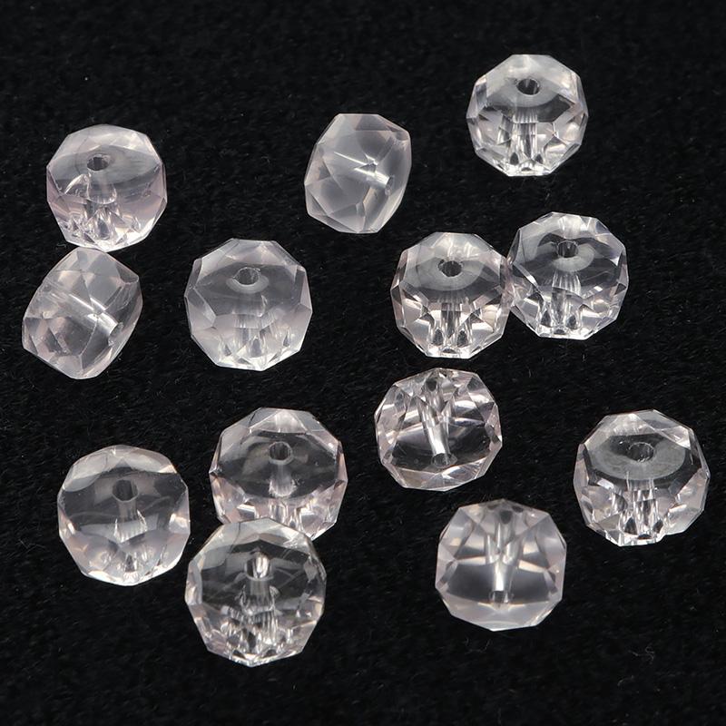 粒販売 マダガスカル産 ローズクォーツ ボタンカット 8×5mm
